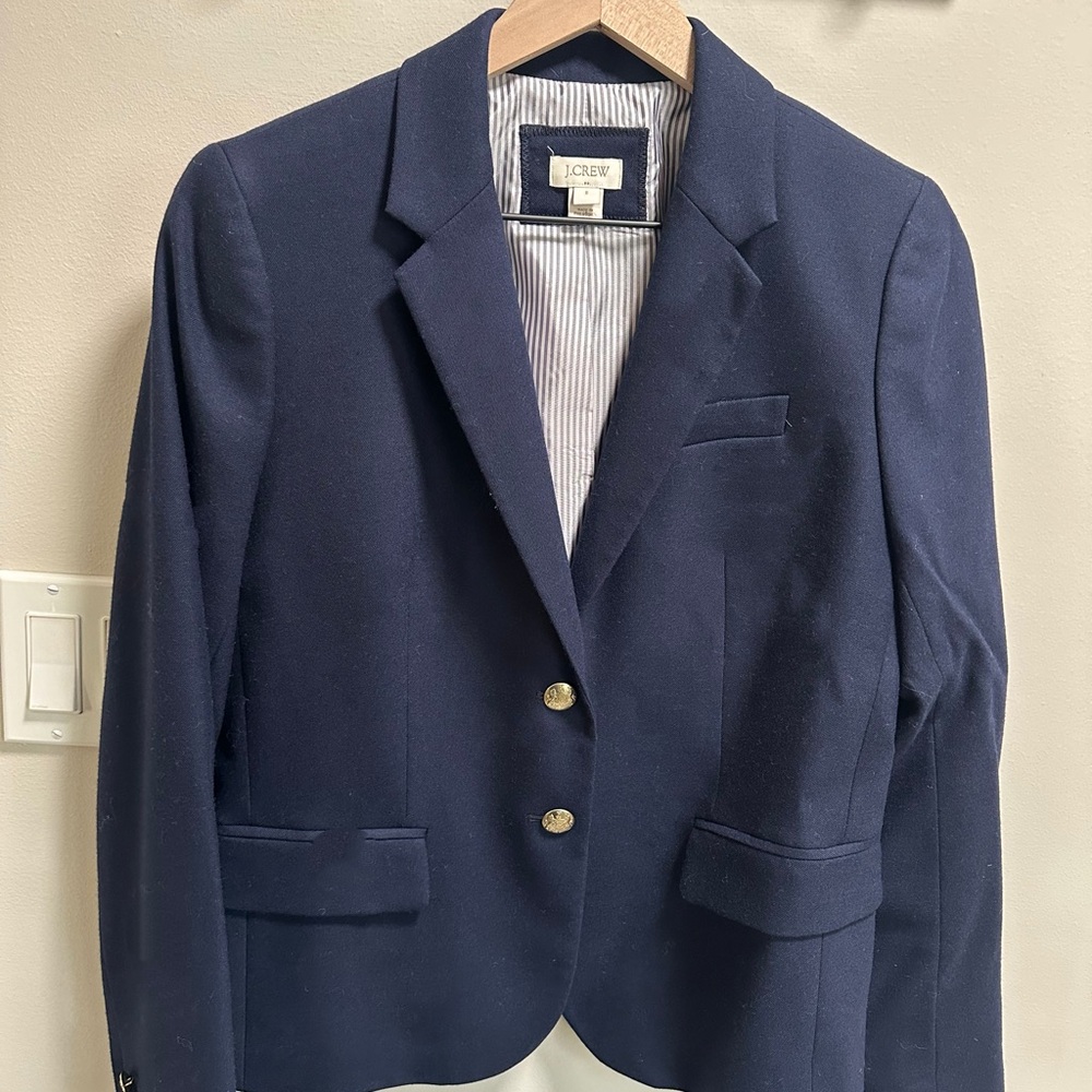 J. Crew Women's Deep Blue Blazer